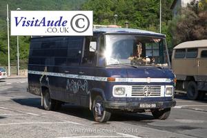 Hippy van at Rennes Les Bains