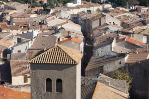 Gruissan Old Town rooftops